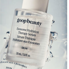 goop serum de exosomas, textura gel fresca que refresca la piel