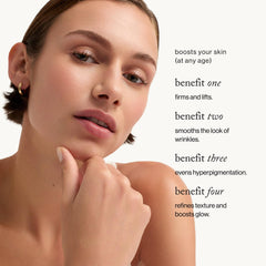 textura cremosa que suaviza líneas finas y aporta luminosidad