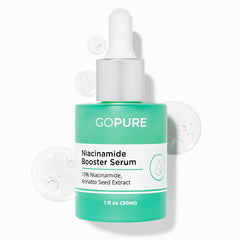 GoPure serum being applied to face for a refreshed, even look.