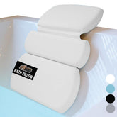 Almohada de baño Gorilla Grip para tina con confort suave y soporte para cuello.