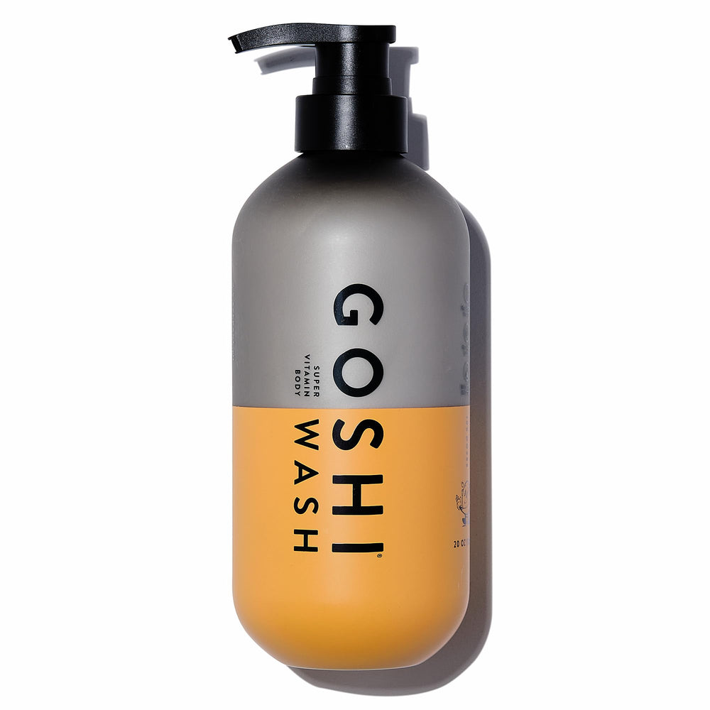 GOSHI gel de ducha Súper Vitaminado en botella con dispensador para uso diario suave
