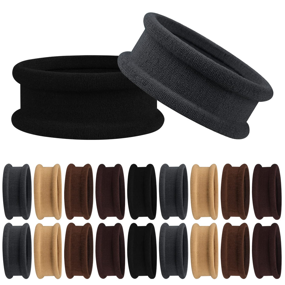 GOSICUKA coleteros de algodón grueso en 5 colores para cabello abundante