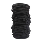 GOSICUKA gomas elásticas negras para cabello grueso sujetan rizos con firmeza.
