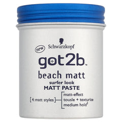 got2b Beach Matte Paste for textured styles that wash out cleanly without sticky residue.
