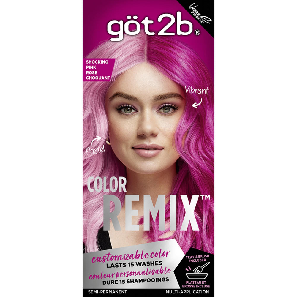 got2b Color Remix: bote rosa para aplicación rápida y temporal sin compromiso