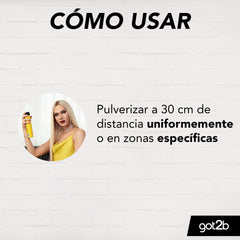 Got2B Glued Blasting Freeze Spray, efecto instantáneo que congela el look.