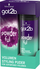 Got2B Powder'Ful: envase y aplicación para volumen en raíces
