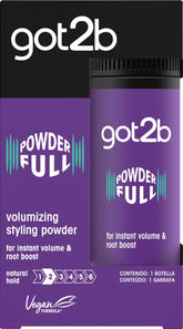 Got2b Powder'ful: volume instantané des racines pour un look plus plein.