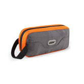 GOX bolsa de aseo de viaje naranja gris, ideal para organización rápida.