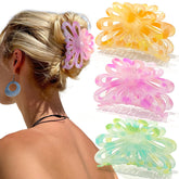 GQLV clips de flores para cabello grande: sujeción estable todo el día.