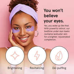 Grace & Stella mascarillas gel para ojos nocturnas, sensación de frescura y relajación