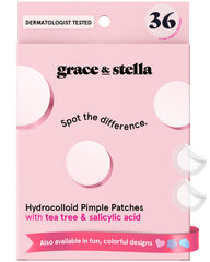 Grace & Stella parches hidrocoloides para espinillas absorben fluidos y mejoran la apariencia.