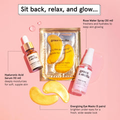 Grace & Stella set regalo cuidado de piel, listo para regalar.