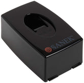 Graham Sanek: dispensador de tiras para cuello, vista frontal para uso rápido.
