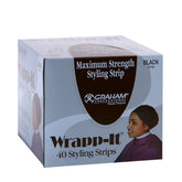 Graham Wrapp-it: tiras para envoltura de cabello natural que sujetan durante el secado.