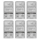 The Grandpa Soap Company Barra de carbón activado para limpieza profunda de poros.