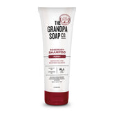 Champú romero-limón The Grandpa Soap Company en botella, purifica el cabello.