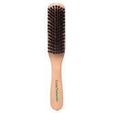 GranNaturals Cepillo cerdas jabalí espalda lisa para control del frizz y acabado pulido