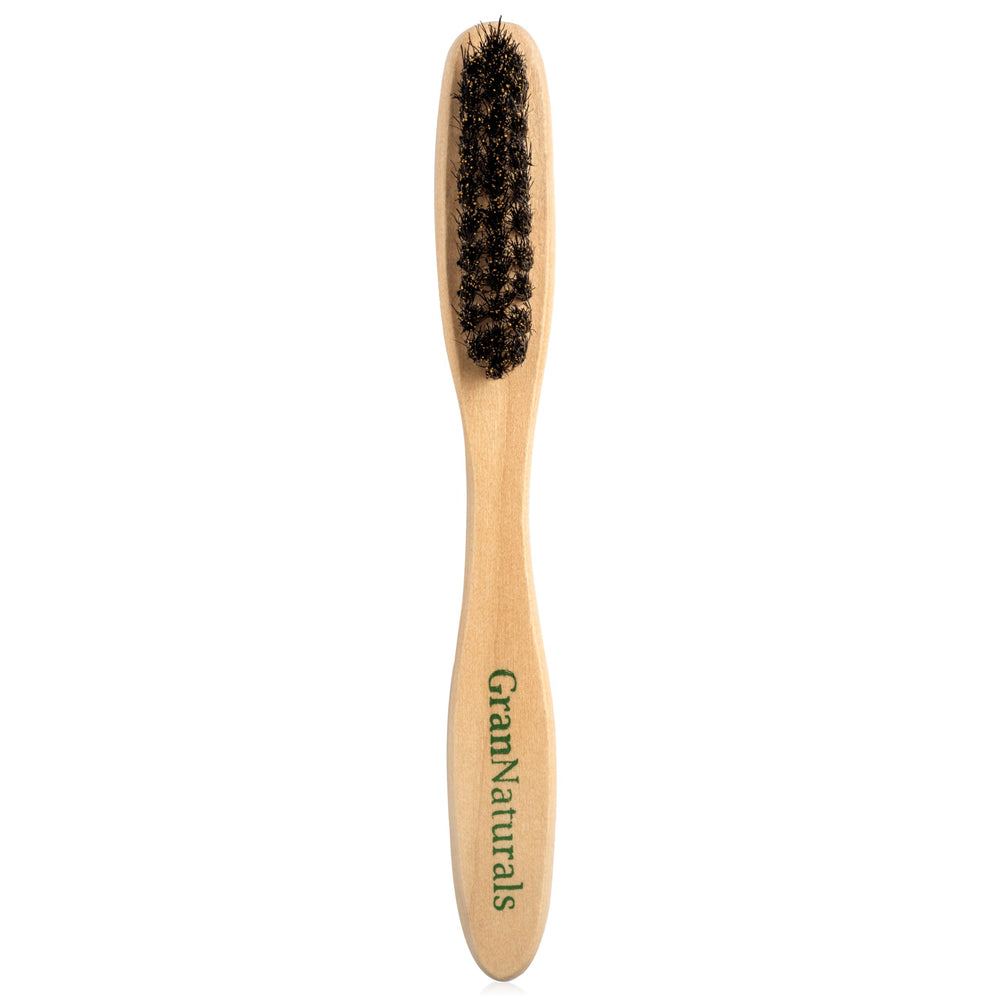 GranNaturals cepillo cerdas jabalí portatil para retoques rapidos durante el dia