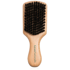 GranNaturals cepillo con cerdas de jabalí suave para deslizamiento y brillo