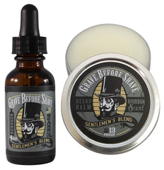 Grave Before Shave baume barbe Gentlemen Blend dans sa boîte, contrôle les frisottis et hydrate