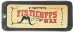 Grave Before Shave Fisticuffs, vista frontal de la lata portátil para retoques