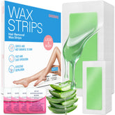 GREBIKE cintas cera cuerpo grandes para depilación rápida y piel suave.
