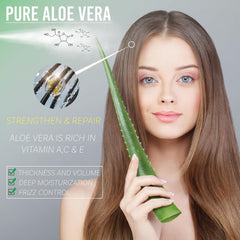 Cuidado de piel y cabello con Aloe Vera Gel Green Leaf Naturals.