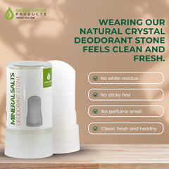 Textura cristal del desodorante piedra Green Virgin Products