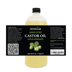 GreenIVe Aceite de Castor: humectante facial suave para piel seca y zonas asperas