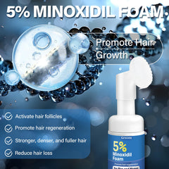 Greoay Minoxidil espuma, mejora la densidad capilar y el aspecto del cabello