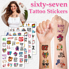 Grewgty 67 meme tatuajes: aplicación fácil y rápida.