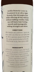 Griffin Remedy cabello más brillante y manejable tras cada uso.