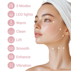 GroTawel diseño multifuncional para el cuidado del cuello y la cara