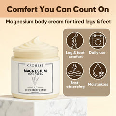 GROHESE Crema de neuropatía, masaje en la piel, alivio suave para áreas cansadas.
