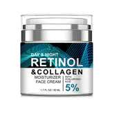 Grospe crema retinol con colágeno para piel más suave y radiante.
