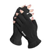 Guantes de algodón GSAFEME con diseño sin dedos para movilidad y cuidado de manos.