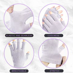 Guantes sin dedos GSAFEME para uso táctil, permiten usar el móvil sin quitarse.
