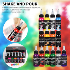 GTARTISTOO pigments tatouage vibrants pour rendus fidèles et saturés