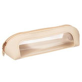Gthiely bolsa maquillaje transparente de doble cara, facilita ver y tomar brochas al instante.