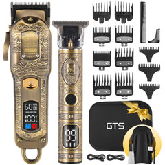Conjunto GTS PRO de cortapelos profesional para cortes precisos en casa
