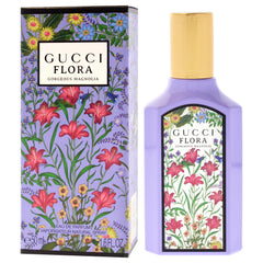 Gucci Flora Gorgeous Magnolia caja presentación, empaque sofisticado ideal para regalo