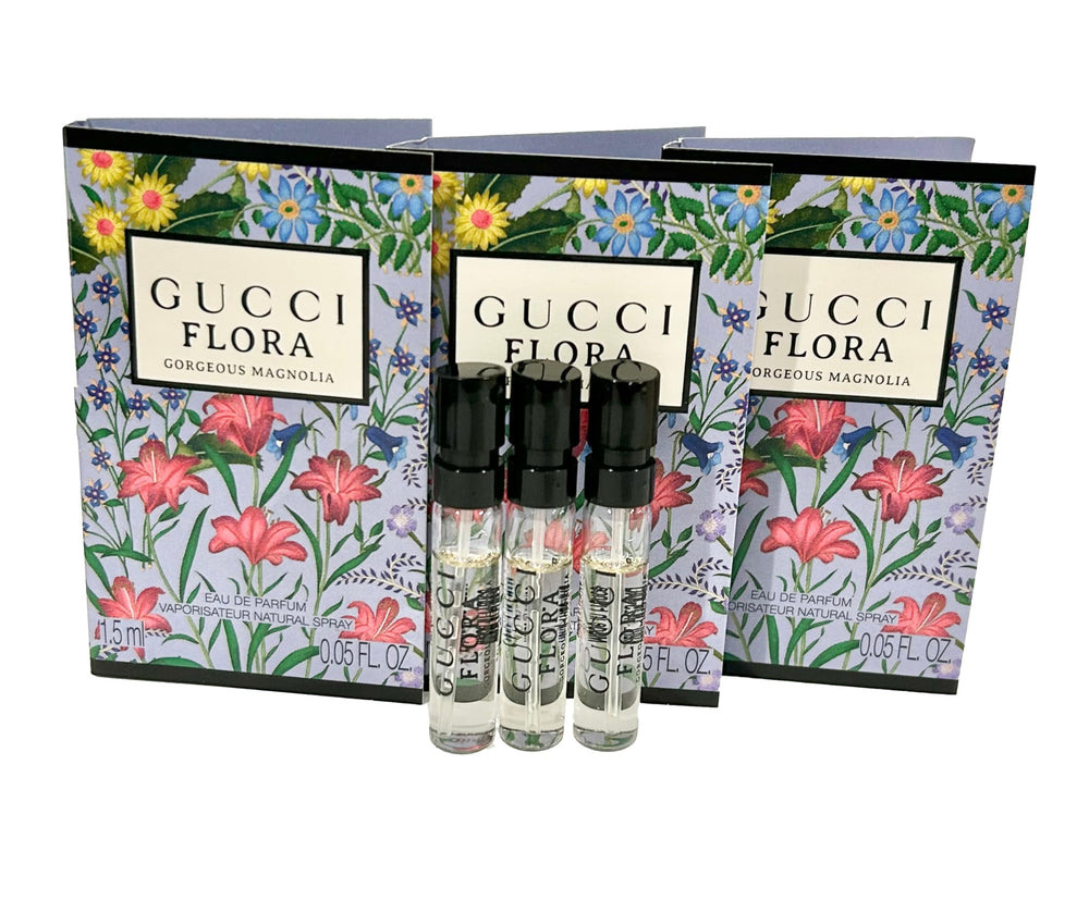 Gucci Flora Gorgeous Magnolia: muestra de viaje 1,5 ml para llevar