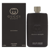 Gucci Guilty: botella frontal, aroma masculino duradero para uso diario