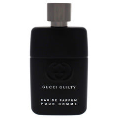 Gucci Guilty Pour Homme, etiqueta del frasco, aroma distintivo para ocasiones especiales.