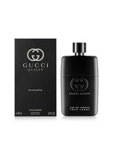 Gucci Guilty Hombres, frasco elegante para uso diario y presencia marcada.