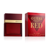 GUESS Seductivo Rojo para hombre, botella frontal, aroma envolvente para uso diario.