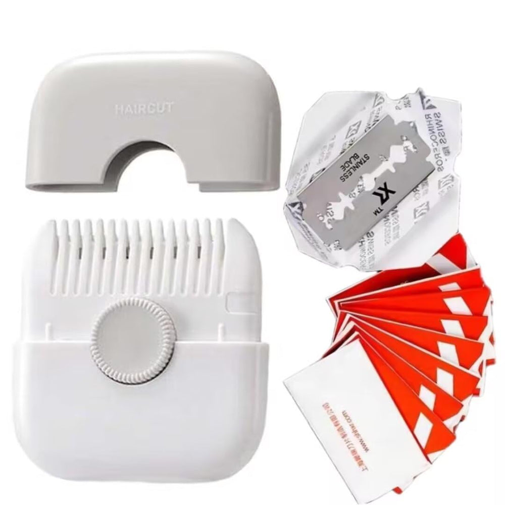 GUIYAL cortapelos 2 en 1 con peine doble, ideal para retoques rápidos.