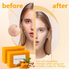 Guluxly Lemon Soap foam and lather for gentle cleansing