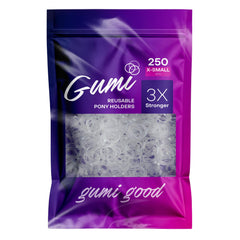 Gumi good elásticos transparentes de 1/2 pulgada para recogidos rápidos sin dañar el cabello